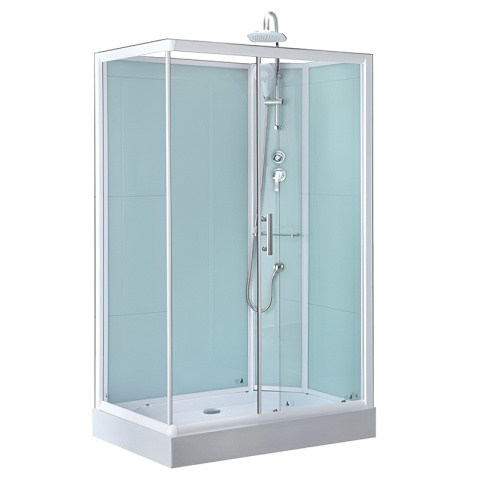 KABINA PRYSZNICOWA PROSTOKĄTNA Z BRODZIKIEM WSH307R PRAWA 120x80 CM