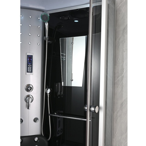KABINA PRYSZNICOWA Z HYDROMASAŻEM I SAUNĄ WSH7080S 80x80 CM