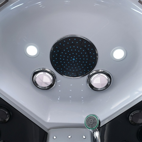 KABINA PRYSZNICOWA Z HYDROMASAŻEM I SAUNĄ WSH7080S 80x80 CM