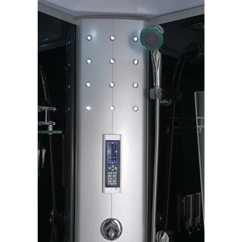 KABINA PRYSZNICOWA Z HYDROMASAŻEM I SAUNĄ WSH7101S 90x90 CM