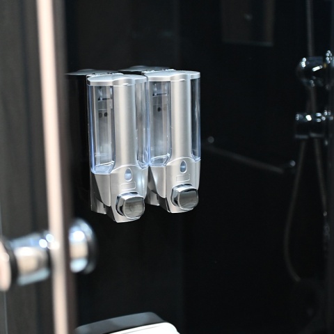 KABINA PRYSZNICOWA Z HYDROMASAŻEM I SAUNĄ WSH7102S 100x100 CM