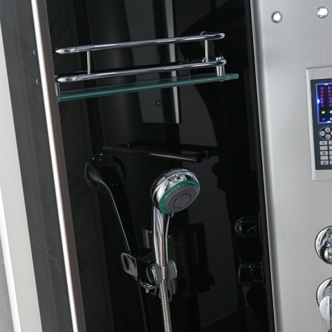 KABINA PRYSZNICOWA Z HYDROMASAŻEM I SAUNĄ WSH7106LS LEWA 120x80 CM