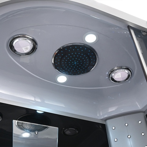 KABINA PRYSZNICOWA Z HYDROMASAŻEM I SAUNĄ WSH7106RS PRAWA 120x80 CM