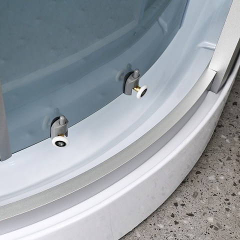 KABINA PRYSZNICOWA Z HYDROMASAŻEM I SAUNĄ WSH7118S 100x100 CM