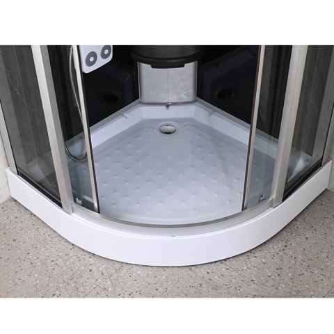 KABINA PRYSZNICOWA Z HYDROMASAŻEM I SAUNĄ WSH7120S 90x90 CM