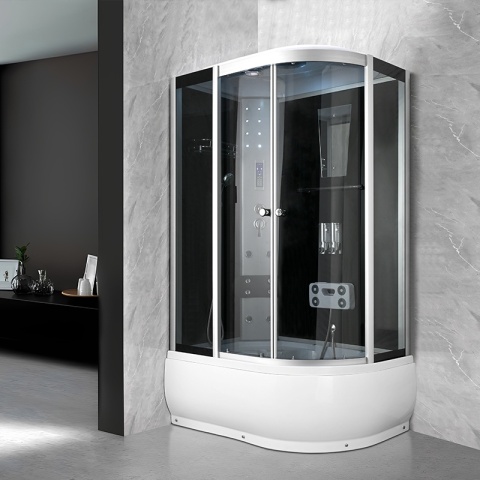 KABINA PRYSZNICOWA Z HYDROMASAŻEM WSH7106L LEWA 120x80 CM