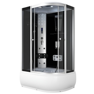 KABINA PRYSZNICOWA Z HYDROMASAŻEM WSH7106L LEWA 120x80 CM