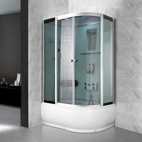 KABINA PRYSZNICOWA Z HYDROMASAŻEM WSH7106LW LEWA 120X80