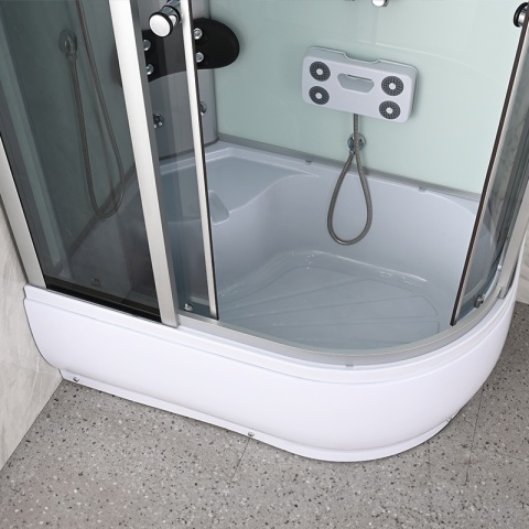 KABINA PRYSZNICOWA Z HYDROMASAŻEM WSH7106LW LEWA 120X80