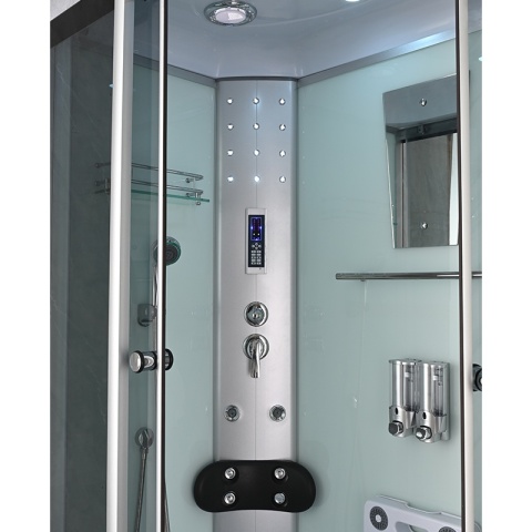 KABINA PRYSZNICOWA Z HYDROMASAŻEM WSH7106LW LEWA 120X80