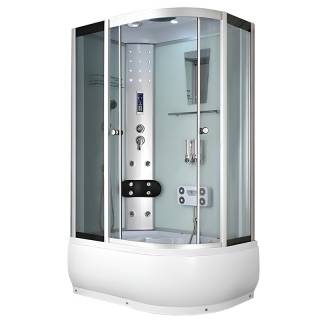 KABINA PRYSZNICOWA Z HYDROMASAŻEM WSH7106LW LEWA 120X80