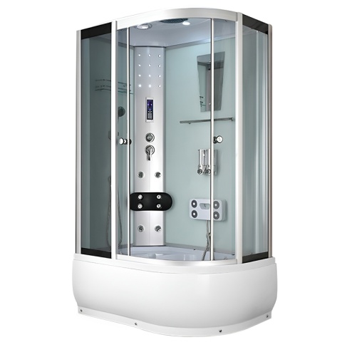 KABINA PRYSZNICOWA Z HYDROMASAŻEM WSH7106LW LEWA 120X80