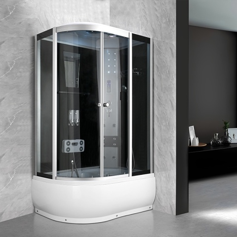 KABINA PRYSZNICOWA Z HYDROMASAŻEM WSH7106R PRAWA 120X80 CM