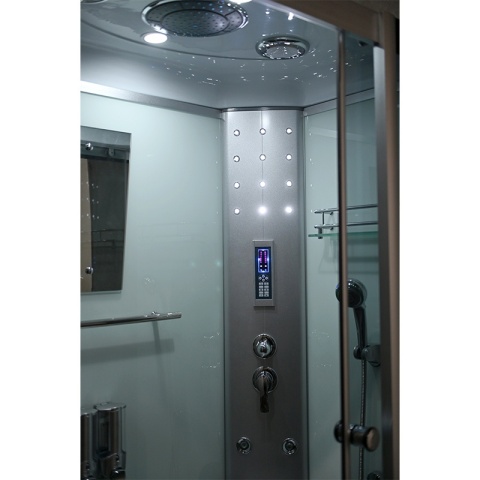 KABINA PRYSZNICOWA Z HYDROMASAŻEM WSH7106RW BIAŁA 120x80 CM