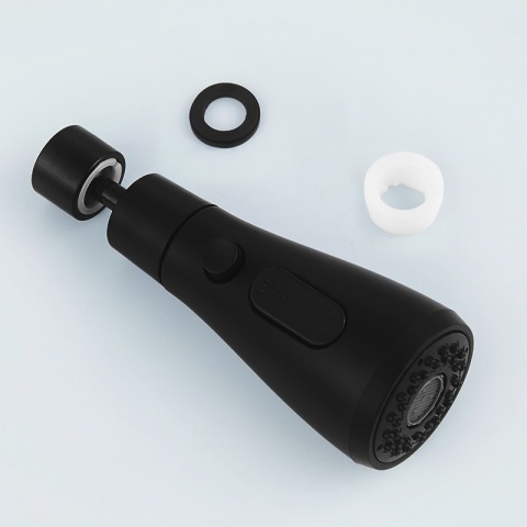 PRZEDŁUŻKA DO KRANU KUCHENNEGO AERATOR PERLATOR 3 TRYBY 360° PERL-2-BL CZARNY