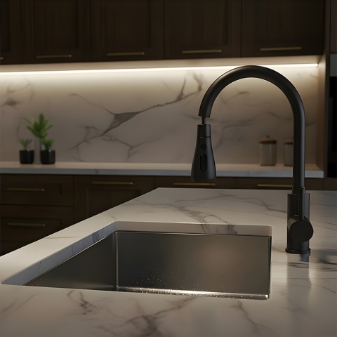 PRZEDŁUŻKA DO KRANU KUCHENNEGO AERATOR PERLATOR 3 TRYBY 360° PERL-2-BL CZARNY