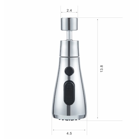 PRZEDŁUŻKA DO KRANU KUCHENNEGO AERATOR PERLATOR 3 TRYBY 360° PERL-2-CH CHROM