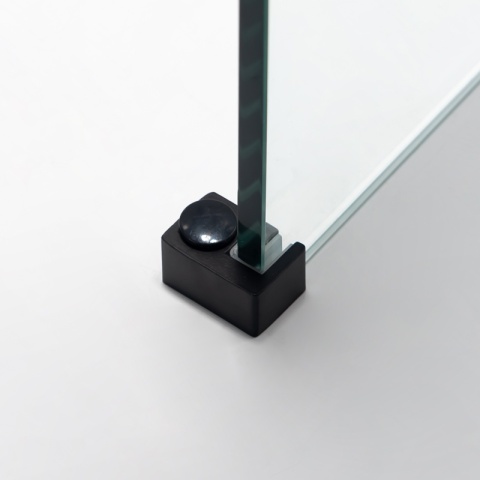 ŚCIANKA SZYBA PRYSZNICOWA SH07-DUO-BL-80X110 WALK-IN 80X110 CM CZARNA