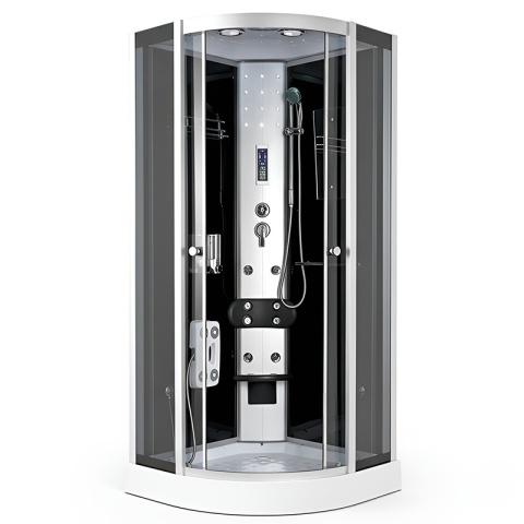 KABINA PRYSZNICOWA Z HYDROMASAŻEM I SAUNĄ WSH7120S 90x90 CM