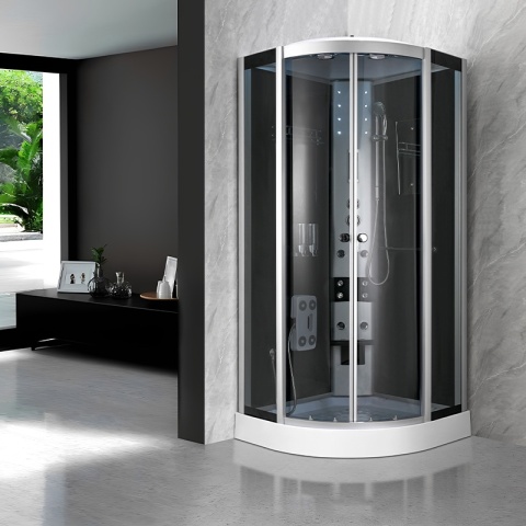 KABINA PRYSZNICOWA Z HYDROMASAŻEM WSH7120 90x90 CM