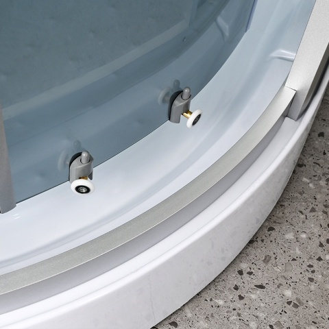 KABINA PRYSZNICOWA Z HYDROMASAŻEM i SAUNĄ WSH7118WS 100x100 CM