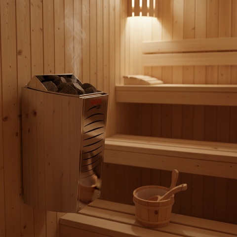 PIEC DO SAUNY FIŃSKIEJ HARVIA BC35E 3,5kW 3500W HV-BC35E ŚCIENNY STALOWY 230V