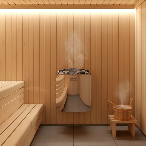 PIEC DO SAUNY FIŃSKIEJ HARVIA BC60E 6kW 6000W HV-BC60E ŚCIENNY STALOWY 400V