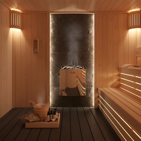 PIEC DO SAUNY FIŃSKIEJ HARVIA BC90 9kW 9000W HV-BC90 ŚCIENNY STALOWY 400V