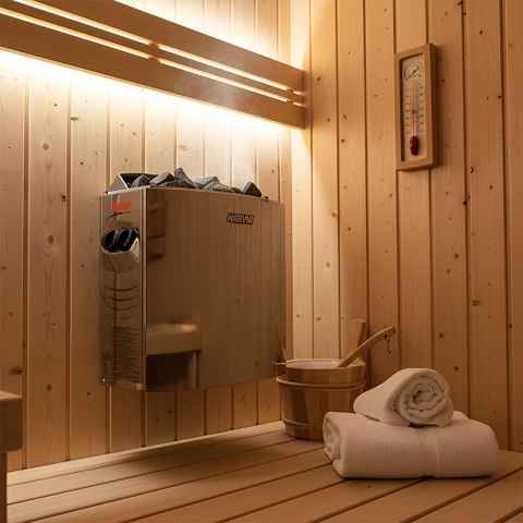 PIEC DO SAUNY FIŃSKIEJ HARVIA BC90 9kW 9000W HV-BC90 ŚCIENNY STALOWY 400V