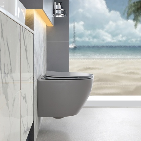 ZESTAW PODTYNKOWY WC STELAŻ GEBERIT DUOFIX MISKA MIZU-MTGR-RIM-03 PRZYCISK DELTA 30 CHROM