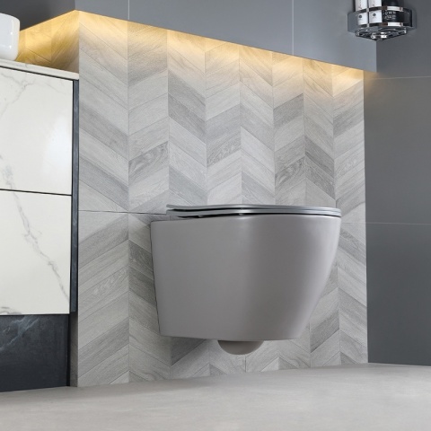 ZESTAW PODTYNKOWY WC STELAŻ GEBERIT DUOFIX MISKA MIZU-MTGR-RIM-03 PRZYCISK DELTA 30 CHROM