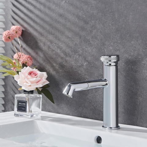 BATERIA UMYWALKOWA ŁAZIENKOWA STOJĄCA NABLATOWA CHLOE-CH CHROM