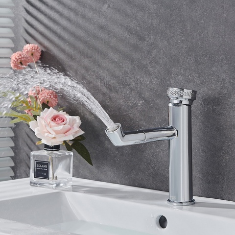 BATERIA UMYWALKOWA ŁAZIENKOWA STOJĄCA NABLATOWA CHLOE-CH CHROM