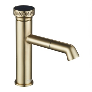 BATERIA UMYWALKOWA ŁAZIENKOWA STOJĄCA NABLATOWA CHLOE-GL-BR SZCZOTKOWANE ZŁOTO