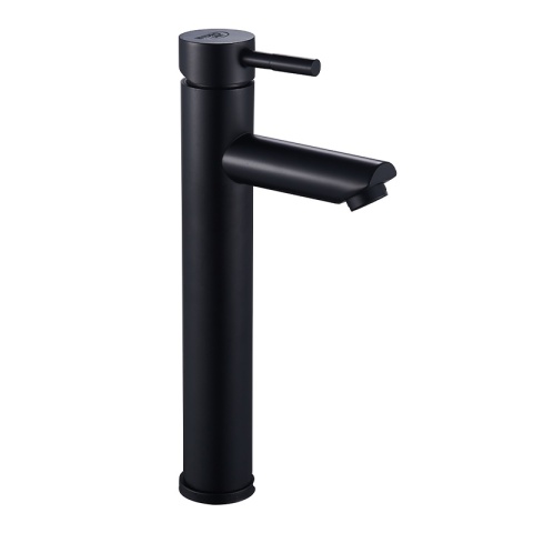 BATERIA UMYWALKOWA ŁAZIENKOWA STOJĄCA WYSOKA NABLATOWA KRAN ARLEY-H-BL CZARNA