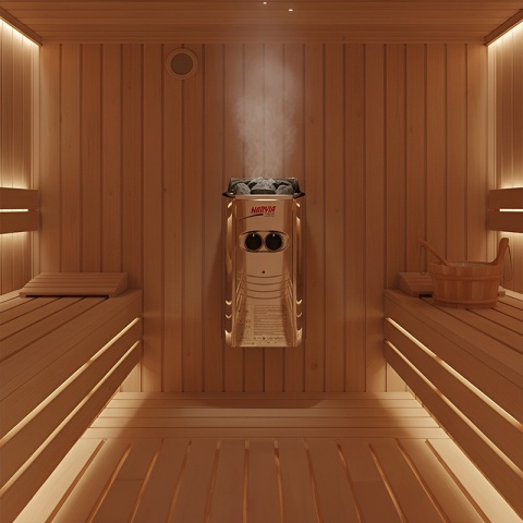 PIEC DO SAUNY FIŃSKIEJ HARVIA BC35 3,5kW 3500W HV-BC35 ŚCIENNY STALOWY 230V