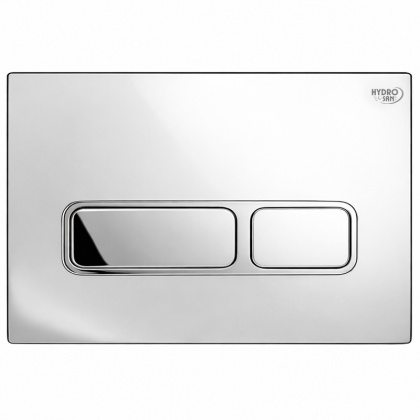 PRZYCISK URUCHAMIAJĄCY SPŁUKUJĄCY DO WC HYDROSAN BUTTON-6-CH CHROM PRZEDNI