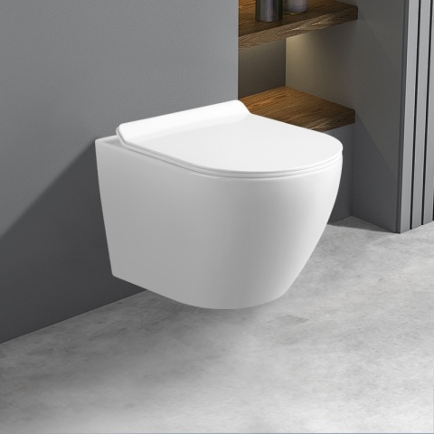 ZESTAW PODTYNKOWY WC STELAŻ HYDROSAN MISKA MIZU-WH-RIM-01 PRZYCISK BUTTON-4-BL CZARNY