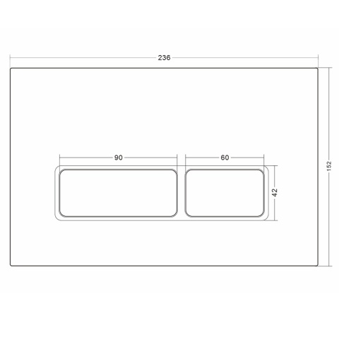 ZESTAW PODTYNKOWY WC STELAŻ HYDROSAN MISKA MIZU-WH-RIM-01 PRZYCISK BUTTON-6-BL CZARNY