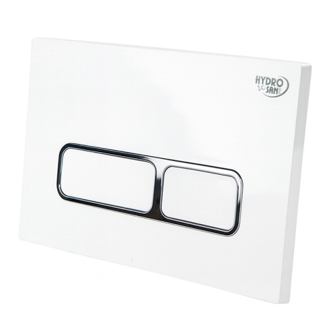 ZESTAW PODTYNKOWY WC STELAŻ HYDROSAN MISKA MIZU-WH-RIM-01 PRZYCISK BUTTON-6-WH BIAŁY