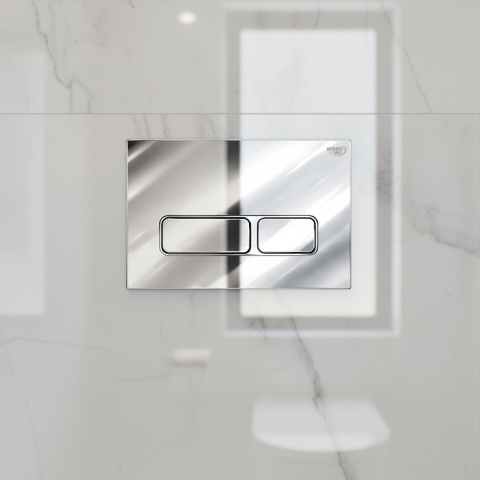 ZESTAW PODTYNKOWY WC STELAŻ HYDROSAN MISKA MIZU-WH-RIM-02 PRZYCISK BUTTON-6-CH CHROM