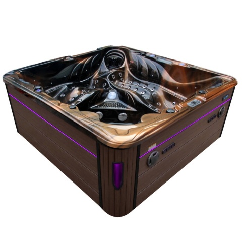 JACUZZI OGRODOWE WANNA SPA702 MAGMA GOLD OBUDOWA KAWA 230x230 CM