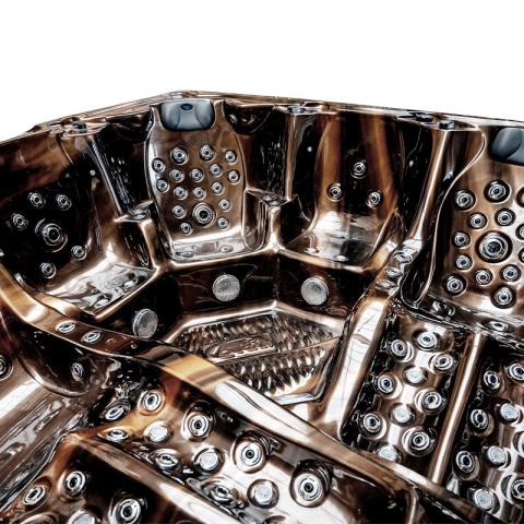 JACUZZI OGRODOWE WANNA SPA702 MAGMA GOLD OBUDOWA KAWA 230x230 CM