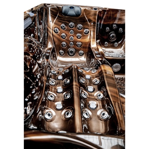 JACUZZI OGRODOWE WANNA SPA702 MAGMA GOLD OBUDOWA KAWA 230x230 CM