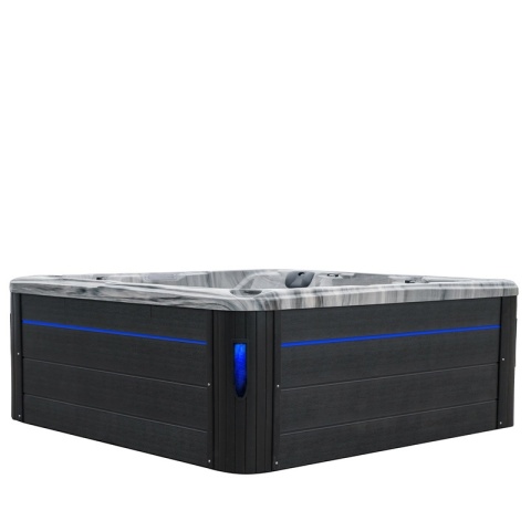 JACUZZI OGRODOWE WANNA SPA702 ODYSSEY OBUDOWA ANTRACYT 230x230 CM