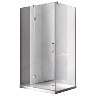 KABINA PRYSZNICOWA PROSTOKĄTNA ZES-KZ02C-110X80 CHROM 110x80 CM