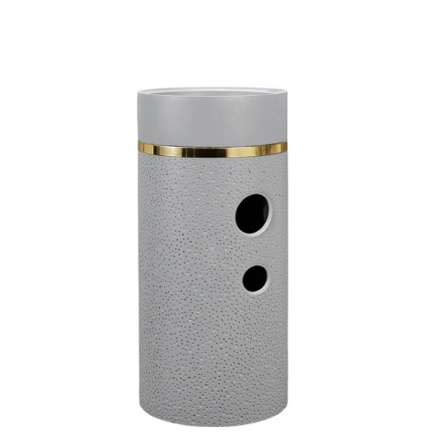 UMYWALKA WOLNOSTOJĄCA CERAMICZNA OKRĄGŁA SCOT1-GR-WOF-860 40x86 CM SZARA