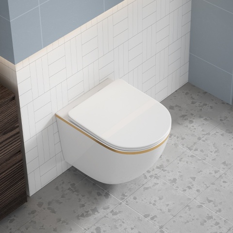 ZESTAW PODTYNKOWY WC STELAŻ HYDROSAN MISKA MIZU-WH-GL-RIM-03 PRZYCISK BUTTON-5-BL CZARNY