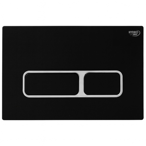 ZESTAW PODTYNKOWY WC STELAŻ HYDROSAN MISKA MIZU-WH-TR-03 PRZYCISK BUTTON-6-BL CZARNY