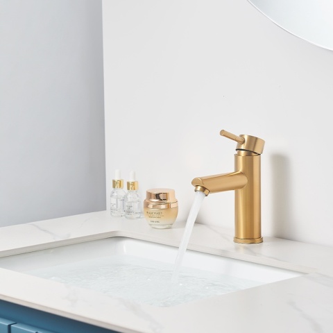 BATERIA UMYWALKOWA ŁAZIENKOWA ARLEY ZŁOTA